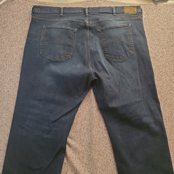 Polo Ralph Lauren Jeans Mens Big 50 x 30 Blue Hampton Relaxed Straight - Picture 11 of 12